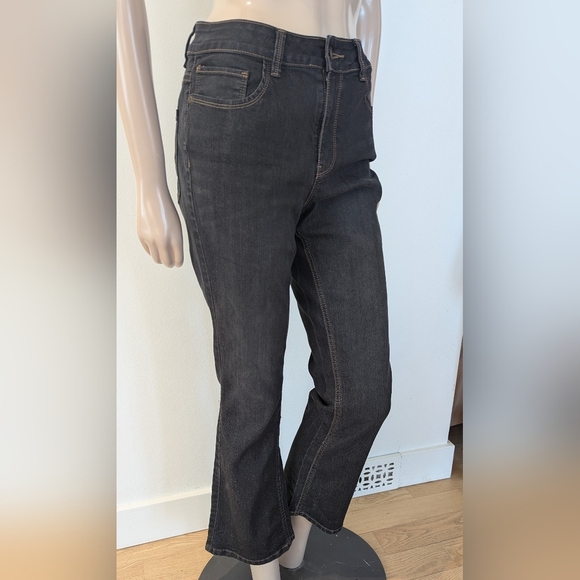 Denver Hayes Black Flare Wide Leg Jeans - Picture 1 of 14